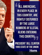 ''It is wrong and ultimately self-defeating for a nation of immigrants to permit the kind of abuse of our immigration laws we have seen in recent years, and we must do more to stop it.''  Clinton said this is 1995 and got a standing ovation, Trump said it in 2016 and was labeled a racist.